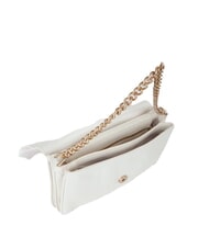 V73 LOUISE Bolso de hombro mediano con asa de cadena color crudo - Bolsos Mujer - 4