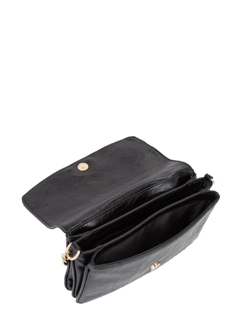 LOUISE Bolso de hombro mediano con asa de cadena negro - Bolsos Mujer