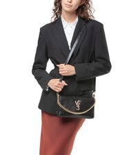 V73 LOUISE Bolso de hombro mediano con asa de cadena negro - Bolsos Mujer - 5