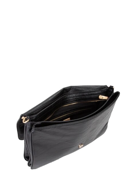 LOUISE Bolso de hombro grande con asa de cadena negro - Bolsos Mujer