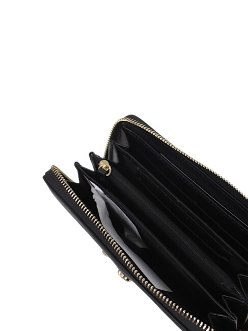 LOUISE Cartera grande con cremallera negro - Carteras Mujer