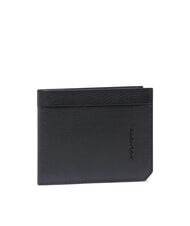 PIQUADRO RUSSEL Cartera de cuero negro - Carteras Hombre - 3