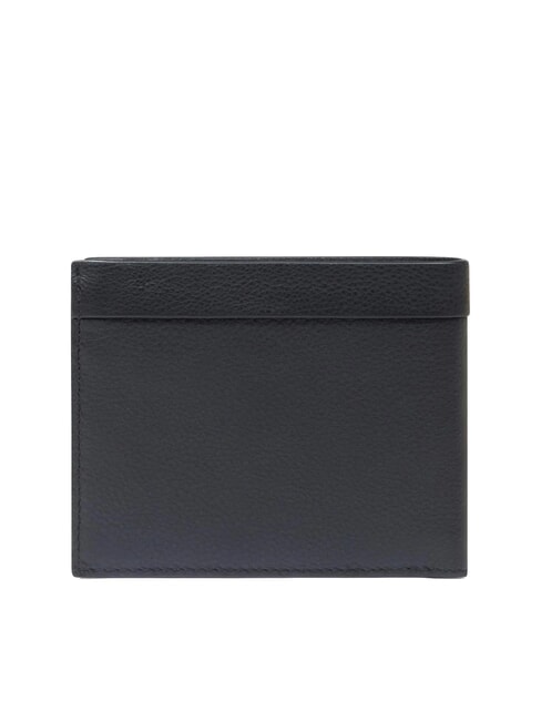 RUSSEL Cartera de cuero negro - Carteras Hombre