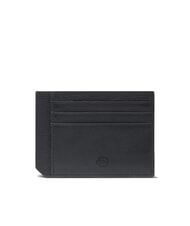 PIQUADRO W137 Tarjetero plano de cuero para tarjetas de crédito negro - Carteras Hombre - 3
