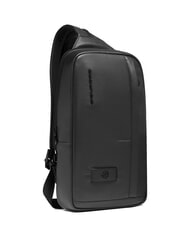 PIQUADRO W137 Mochila de cuero de un solo hombro negro - Mochilas para port&aacute;til - 2