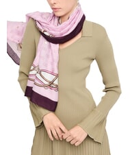 LIUJO LOGO Estola con estampado lila fragante - Bufandas - 4