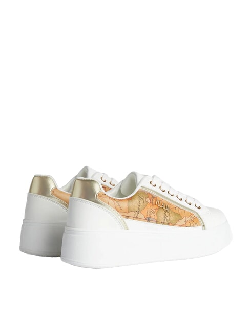 GEO Zapatillas de plataforma con logotipo blanco - Zapatos Mujer
