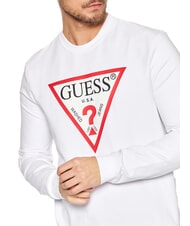 GUESS AUDLEY sudadera con logo triangular purwhite - Sudaderas - 3
