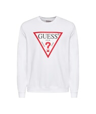GUESS AUDLEY sudadera con logo triangular purwhite - Sudaderas - 4