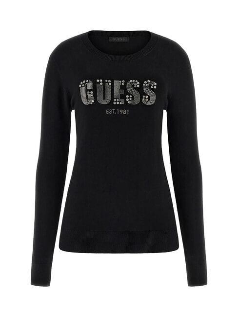 REYNA LOGO Suéter de cuello redondo con aplicaciones jetbla - Suéteres de mujer