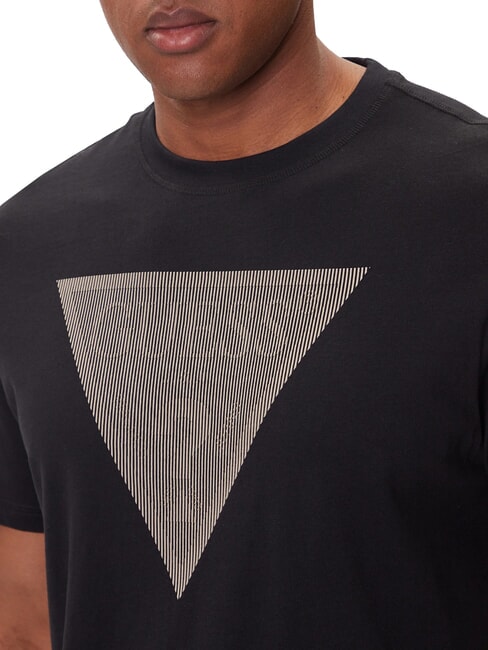 TRIANGLE LOGO Camiseta de manga corta de corte regular jetbla - camiseta