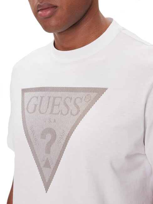 TRIANGLE LOGO Camiseta de manga corta de corte regular purwhite - camiseta