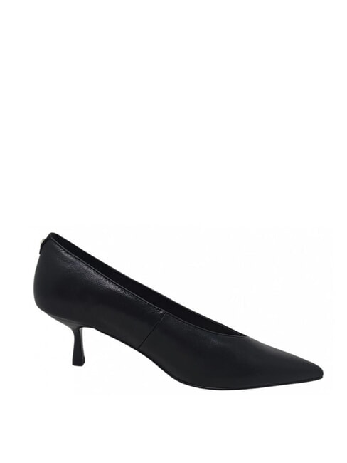 YATTCH Escote de cuero NEGRO - Zapatos Mujer