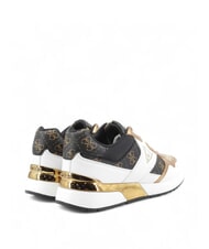 GUESS MICKAY Zapatillas Beige / Marrón - Zapatos Mujer - 4