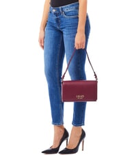LIUJO CALIWEN  Mini bolso de hombro, con correa para el hombro vino tinto - Bolsos Mujer - 5