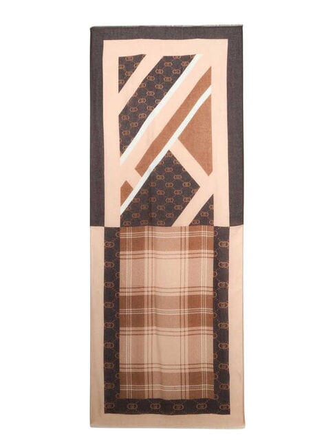 CHECK Bufanda marrón claro - Bufandas