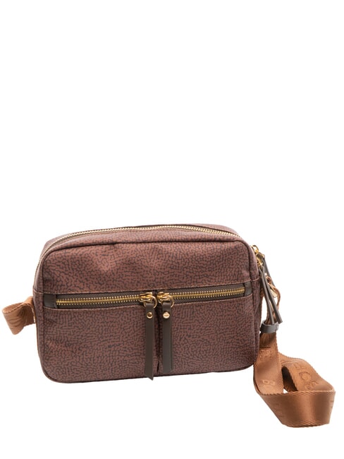 FLEXOS ZIP Mini bolso de hombro terracota - Bolsos Mujer