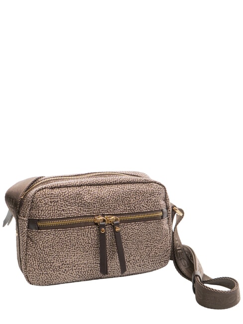 FLEXOS ZIP Mini bolso de hombro marr&oacute;n oscuro/natural - Bolsos Mujer
