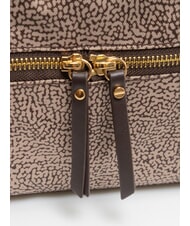 BORBONESE FLEXOS ZIP Mini bolso de hombro marr&oacute;n oscuro/natural - Bolsos Mujer - 3