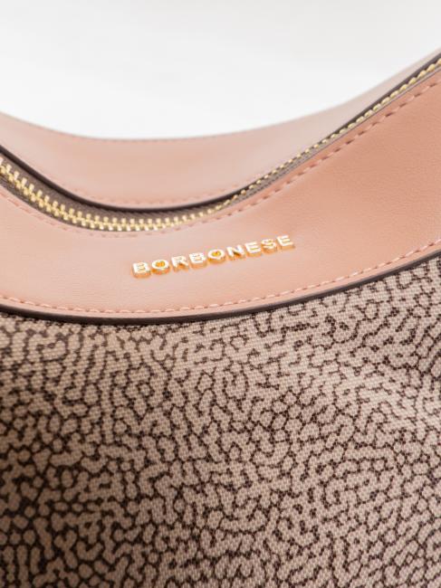 DOWNTOWN Bolso de hombro polvo/op natural - Bolsos Mujer