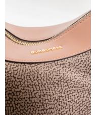 BORBONESE DOWNTOWN Bolso de hombro polvo/op natural - Bolsos Mujer - 3
