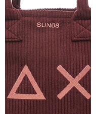 SUN68 CALI CORDUROY Bolso de mano, con bandolera Burdeos - Bolsos Mujer - 3