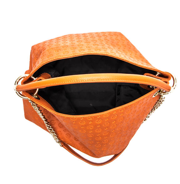 Embossed Heritage Bolso saco de hombro NARANJA - Bolsos Mujer