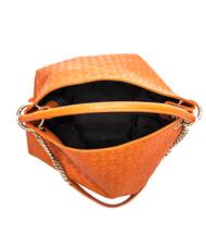POLLINI Embossed Heritage Bolso saco de hombro NARANJA - Bolsos Mujer - 4