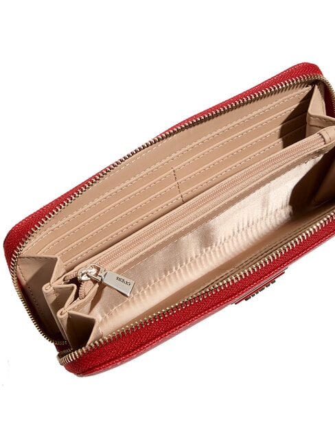 LAUREL 2 Cartera grande con cremallera granate - Carteras Mujer