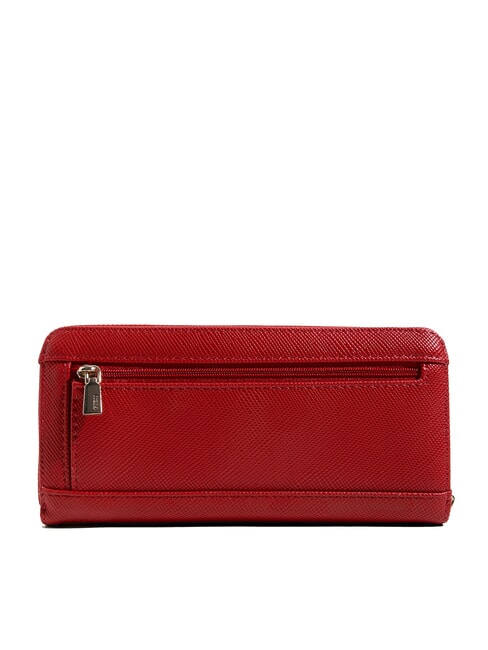 LAUREL 2 Cartera grande con cremallera granate - Carteras Mujer