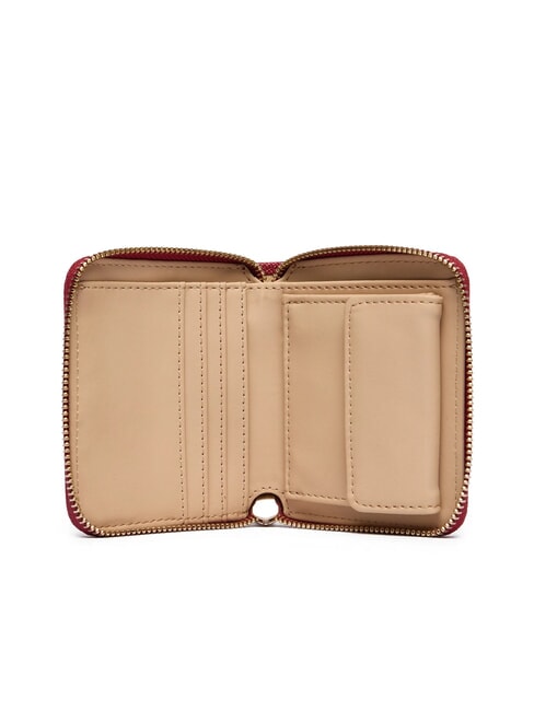 LAUREL 2  Cartera peque&ntilde;a con cremallera granate - Carteras Mujer