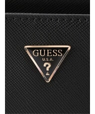 GUESS BOLENA Bolso de hombro con charm de corazón NEGRO - Bolsos Mujer - 5