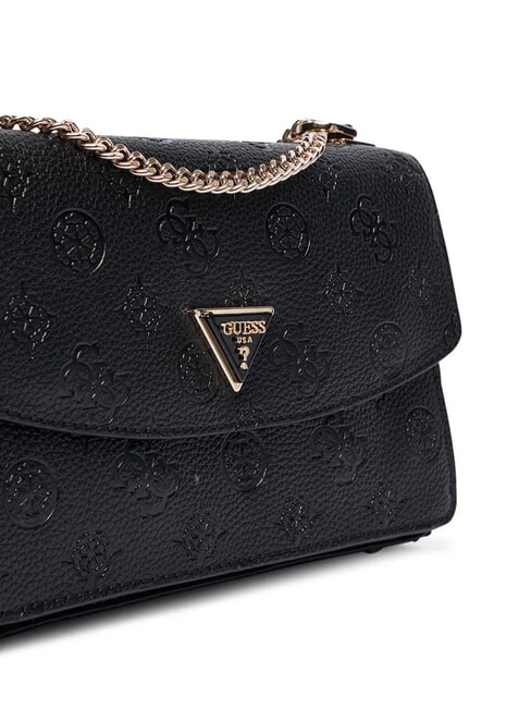 CRESIDIA II Bolso de hombro con solapa logotipo negro - Bolsos Mujer