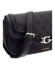 GUESS DEA Bolso de hombro con solapa bolsa de asas Vikky Large Roo Coalog - Bolsos Mujer - 3