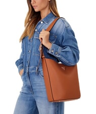 GUESS MERIDIAN 2 Bolso tipo cubo con bolsa COGNAC - Bolsos Mujer - 4