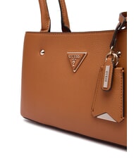 GUESS MERIDIAN 2 Bolso de hombro COGNAC - Bolsos Mujer - 4
