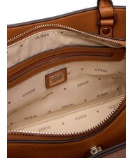 GUESS MERIDIAN 2 Bolso de hombro COGNAC - Bolsos Mujer - 5