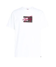 TOMMY HILFIGER TH JEANS Paint Camiseta de algodón blanco - camiseta - 3