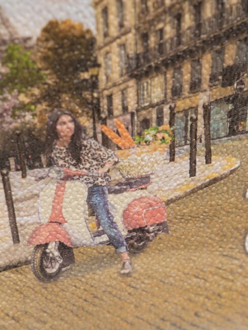 YESBAG Bolso de hombro con estampado velo paris - Bolsos Mujer