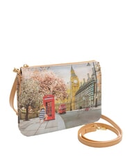 YNOT YESBAG Bolso de hombro con estampado Rosa inglesa - Bolsos Mujer - 2