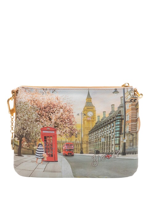 YESBAG Bolso de hombro con estampado Rosa inglesa - Bolsos Mujer