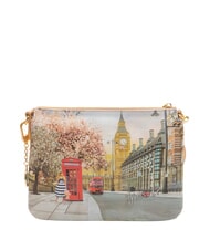 YNOT YESBAG Bolso de hombro con estampado Rosa inglesa - Bolsos Mujer - 4