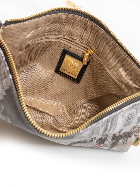 YESBAG Clutch Bolso de mano con bandolera Londres de noche - Bolsos Mujer