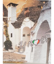 YNOT YESBAG Clutch Bolso de mano con bandolera La vida en trulli - Bolsos Mujer - 3