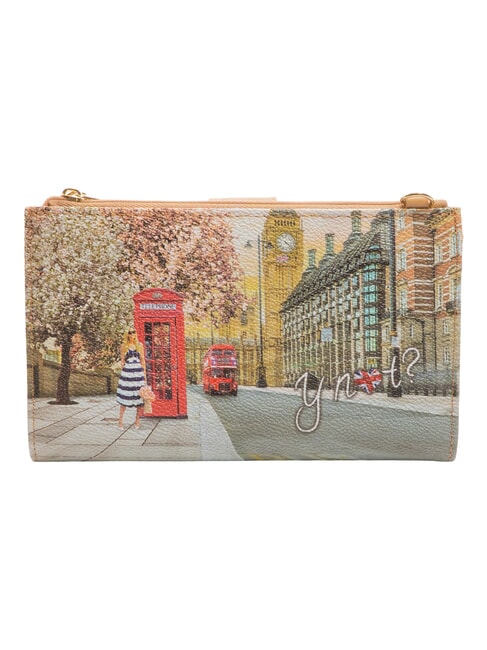 YESBAG SPECIAL Cartera grande con m&uacute;ltiples bolsillos Rosa inglesa - Carteras Mujer