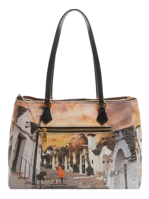 YESBAG Bolso de hombro estampado La vida en trulli - Bolsos Mujer