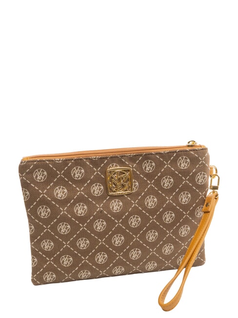 ROMANCE Bolso de mano con pu&ntilde;o mostaza - Bolsos Mujer