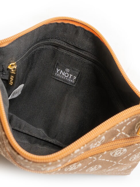 ROMANCE Bolso de mano con pu&ntilde;o mostaza - Bolsos Mujer