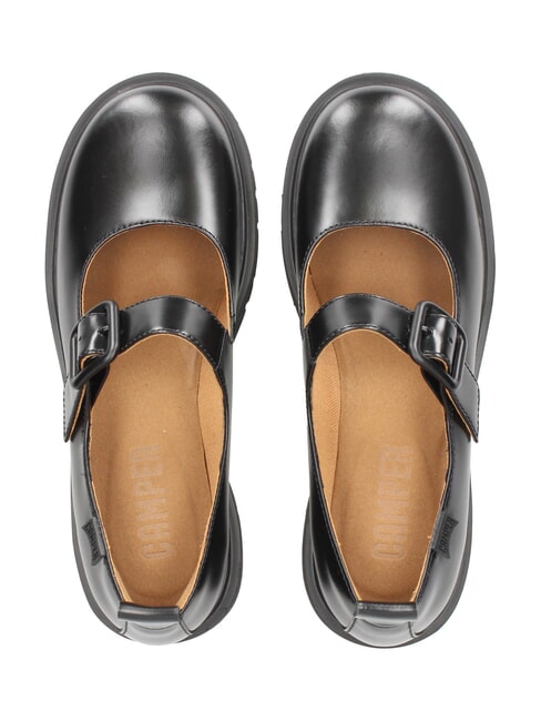 MILAH zapatos de cuero negro - Zapatos Mujer