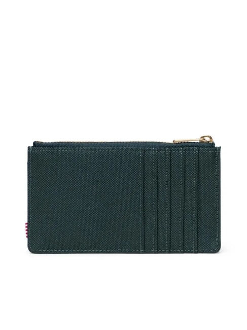 OSCAR Tarjetero plano con monedero cuadros de invierno de abeto más oscuro - Carteras Mujer